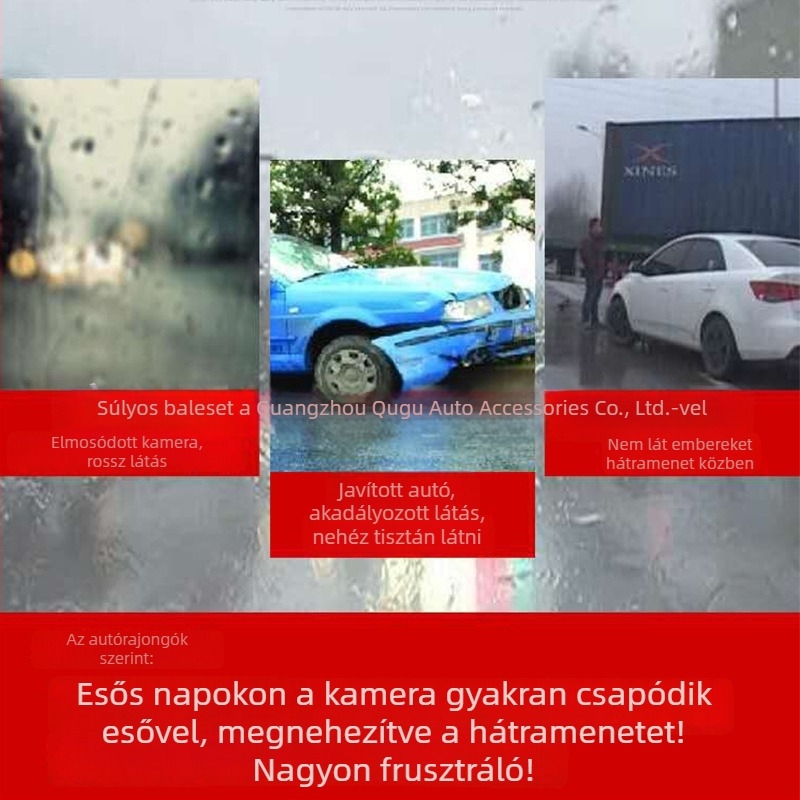 ABS esővédő hátsó kamera Lexus ES-hez (2018+), ES200/260/300h – ragasztóval történő telepítés