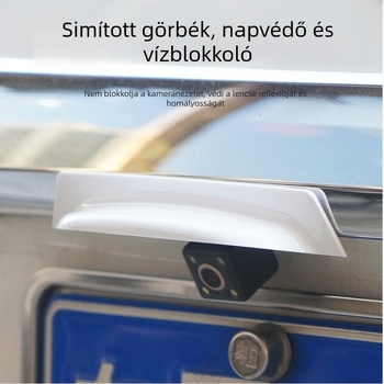 Autó esővédő – PVC, univerzális, öntapadós telepítés, testreszabható