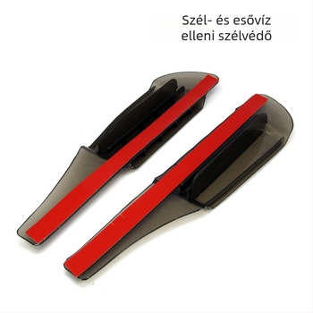 Autó tükrének esővédője – szárazító típusú ventillációs nyílással, PVC anyagból, ragasztóval szerelhető, körülbelül 106 g, kompatibilis a legtöbb modellhez