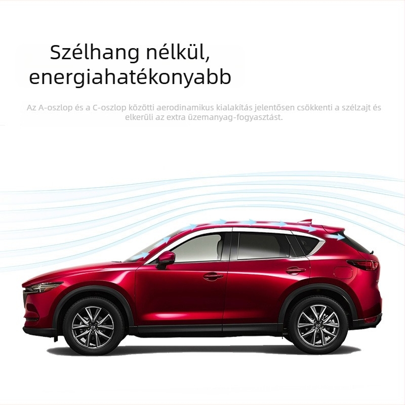 Platina bevonat esővédő Infiniti QX56/QX80-hoz – ABS, öntapadó telepítés, 6 darabos készlet, kompatibilis QX56 (2010–2014) és QX80 (2015–).