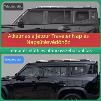 Jetour Traveler ablak esővédő — gumi, An Ruicheng márka, testreszabás nélkül