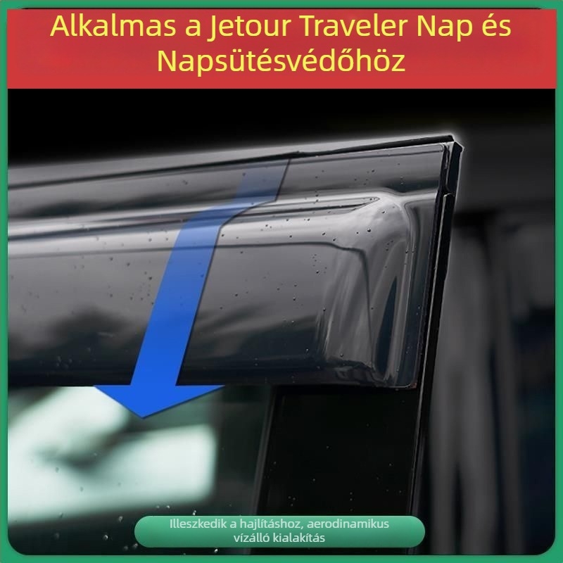 Jetour Traveler ablak esővédő — gumi, An Ruicheng márka, testreszabás nélkül