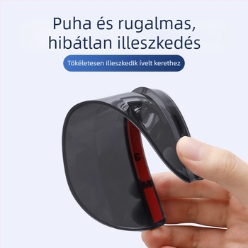 Autó eső szemöldök és ablakvédő – a hátratekintő és tolató tükrök számára, univerzális, fényvisszaverő, széles dizájn