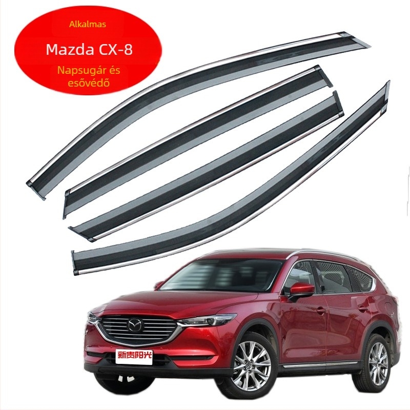 Akril esővédők Mazda CX-8-hoz – 4 darabos készlet