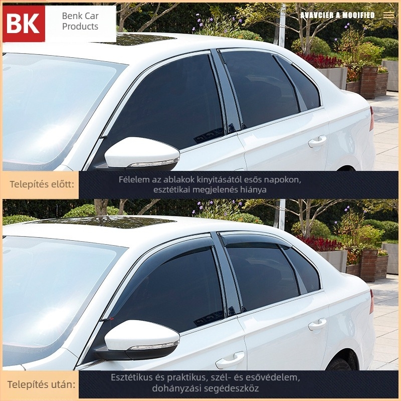 PVC esővédő szemöldök Lexus 2018 NX/UX/RX/ES/LX570/GS/IS modellekhez