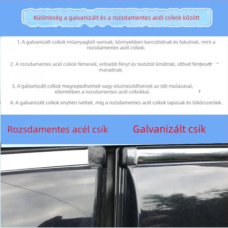 Geely Jiaji esővédő sáv készlet juharfalevél mintával