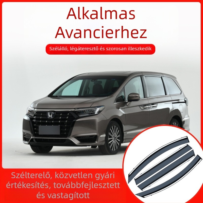 Honda Elysion rozsdamentes acél külső esővédők