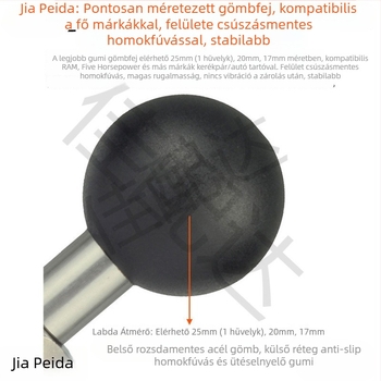 MagSafe autótelefon-tartó gömbfejjel, 17 mm mágneses szívófej