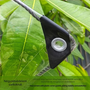 Áttetsző PVC esővédő ponyva – Vízálló, Napsugár elleni védelem, Öregedés elleni védelem; Márka: Tianyao Canvas; Származás: Guangdong