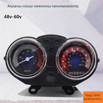 Xinchuangling LCD műszerfal az új 90-es elektromos háromkerekűhöz – 48V/60V, univerzális 6-vezetékes dugasz