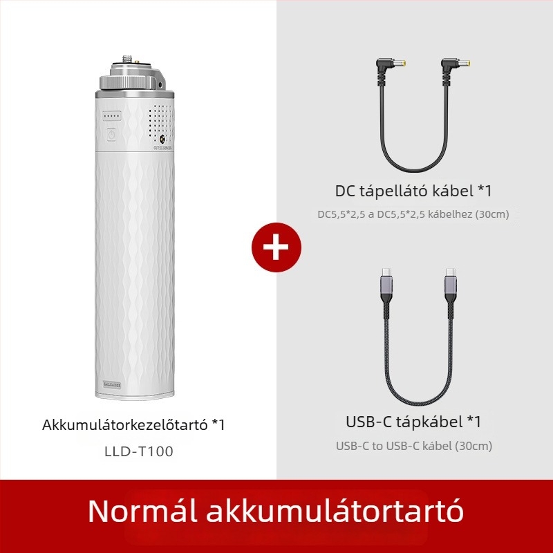 Fényképezőgép akkumulátormarkolat – 3C tanúsítvány, LED-jelző, töltő hordozható energiaellátás, kompatibilis Godox ML100Bi/ML60Bi