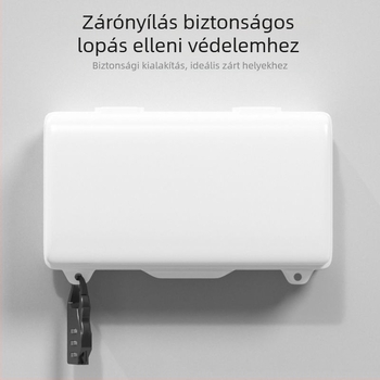 Kültéri vízálló kapcsolódoboz esővédő fedéllel EV töltőhöz, IP56, PC fedél