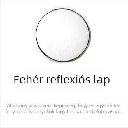 2-in-1 reflexiós és világító panel termékfotózáshoz | Típus: háttér anyag | Anyag: PVC | Alkalmazás: termékfotózás | Súly: 0,08 kg