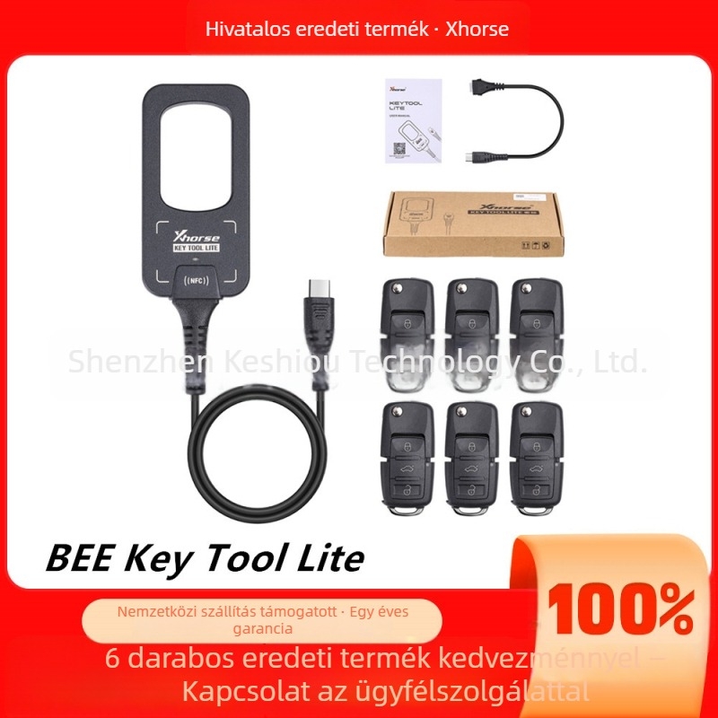 Autó ECU-detektor - XHORSE VVDI BEE Key Tool Lite, (IMMO lopás elleni védelem, 12V, 0–50°C, Modell BEE KEY TOOL LITE)
