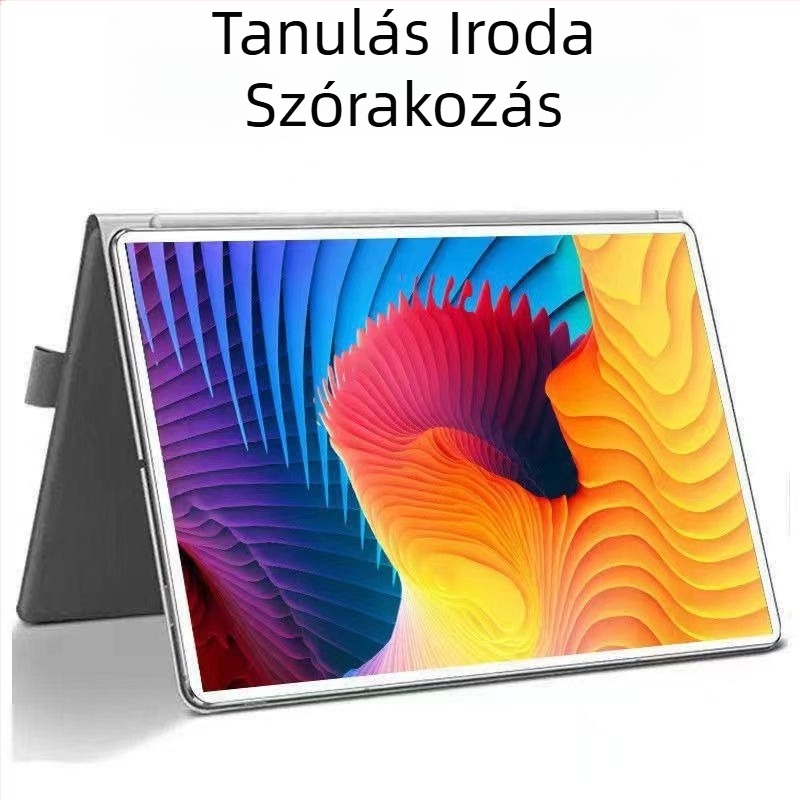 Szórakoztató tablet 2K kijelzővel, nyolc magos ARM 1,5 GHz processzor, 128GB tárhely, Android, dupla kamera