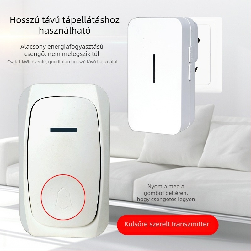 Vezeték nélküli videóajtócsengő CD-ML hosszú hatótávolságú interkom és SOS hívás