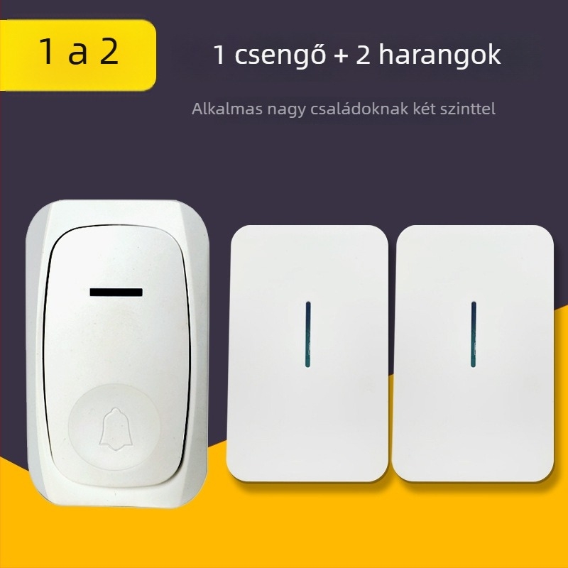 Vezeték nélküli videóajtócsengő CD-ML hosszú hatótávolságú interkom és SOS hívás