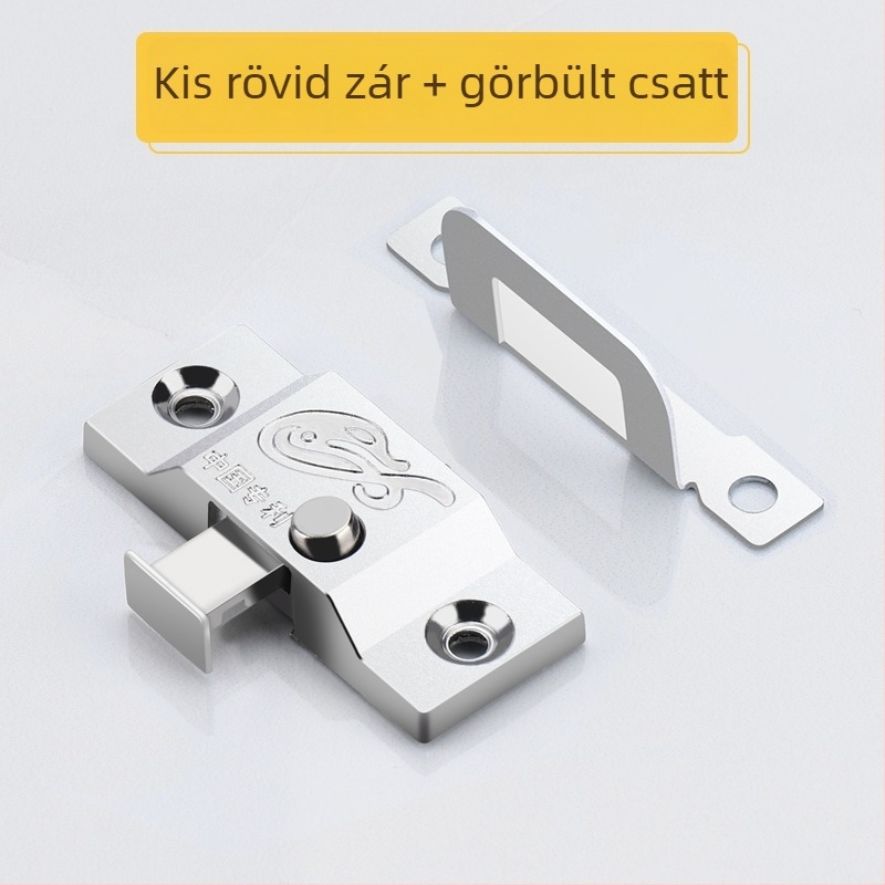 Csúszó ajtó zár vastagított rugócsappal, univerzális kompatibilitás, középső zár anti-fraud, modell 985