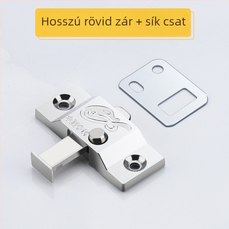 Csúszó ajtó zár vastagított rugócsappal, univerzális kompatibilitás, középső zár anti-fraud, modell 985