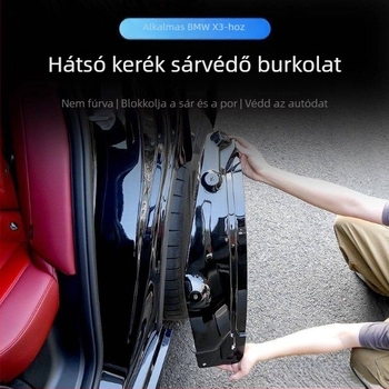 BMW X3 hátsó kerék belső sárvédő belsőburkolat - 2 darab, lágy műanyag