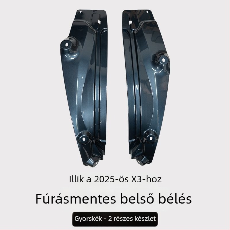 BMW X3 hátsó kerék belső sárvédő belsőburkolat - 2 darab, lágy műanyag