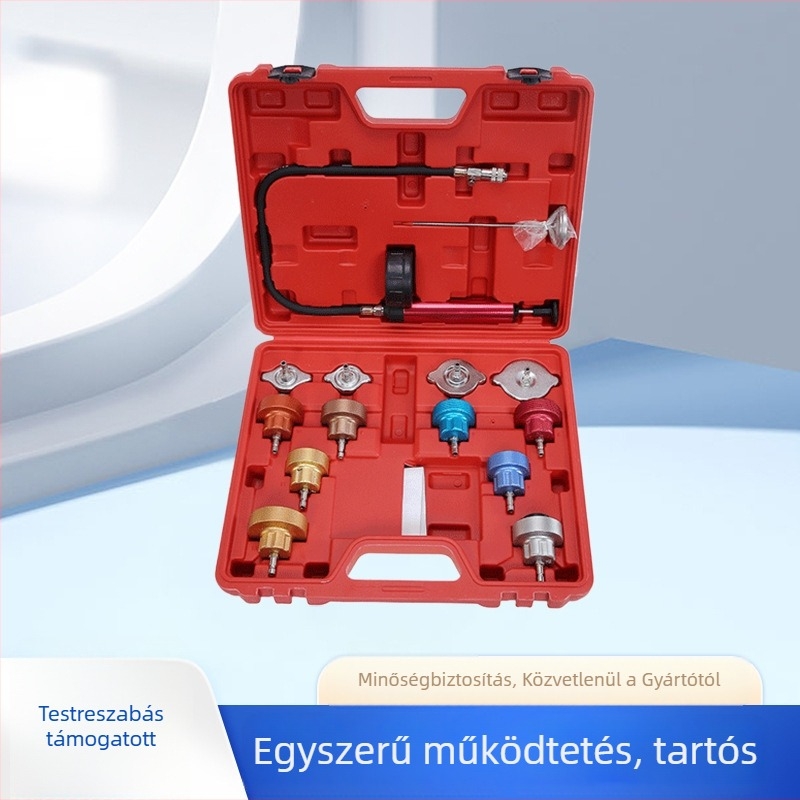 Autóipari üzemanyagnyomásmérő, modell YB-040, kézi csatlakozás, pontosság 1.6