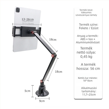 Összecsukható tablet állvány iPadhez, 0,45 kg