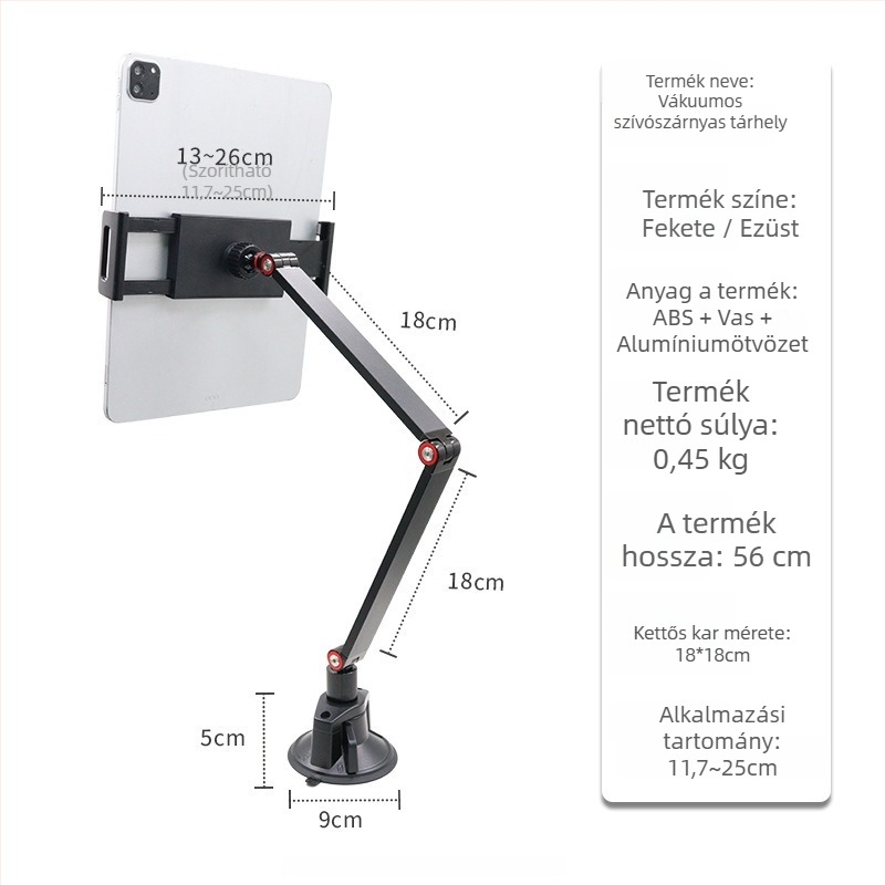 Összecsukható tablet állvány iPadhez, 0,45 kg