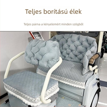 Tricikli üléspárnahuzat — len anyagból, téli használat, logó nélküli