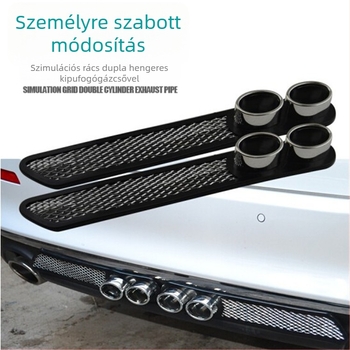 Autó dekorat légkivezető matrica, puha gumi, testreszabható, modell 146