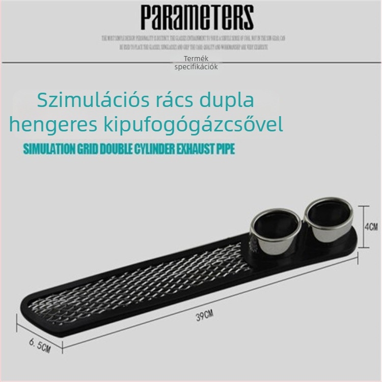 Autó dekorat légkivezető matrica, puha gumi, testreszabható, modell 146