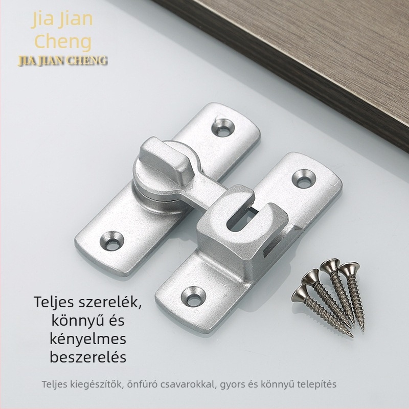 Félköríves zár csúszó ajtókhoz, alumínium ötvözet, Jia Jiancheng márka, alkalmas ajtókra, ablakokra és szekrényekre, modern egyszerű stílus