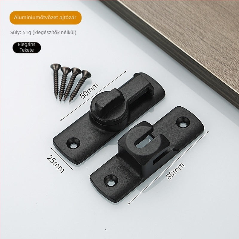 Félköríves zár csúszó ajtókhoz, alumínium ötvözet, Jia Jiancheng márka, alkalmas ajtókra, ablakokra és szekrényekre, modern egyszerű stílus