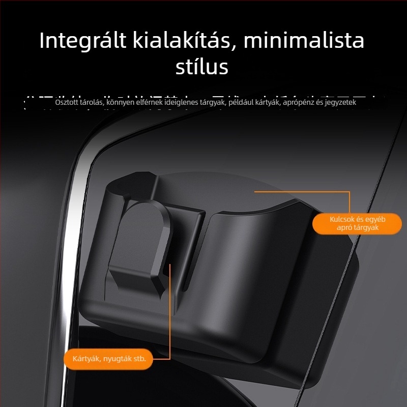 Vízálló autókulcs-tároló és kártyatartó doboz a műszerfalon, belső rendező az ülés közti résekhez