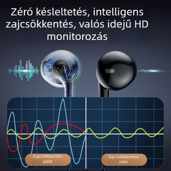 Kussel Vezeték nélküli in-ear monitor fülhallgató vevővel – audio keverőhöz és élő felvételhez, 3,5 mm csatlakozó, 100 Hz–20 kHz, 1% torzítás