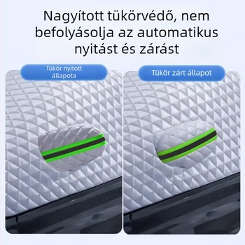 Master's Crown Autó első szélvédő takaró, vastag Oxford anyag, teleszkópos telepítés, univerzális illeszkedés