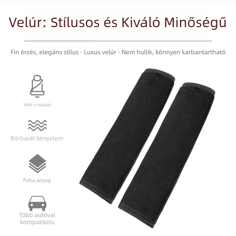 Autó biztonsági öv vállpárna - pamut anyag, súly 0,08 kg, márka MS