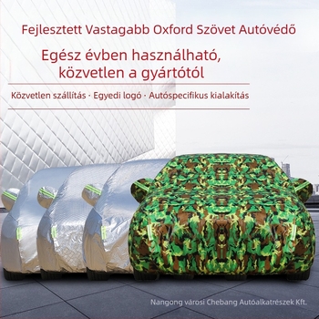 Hoboison testreszabott autóponyva Toyota Corolla, Camry, Levin, RAV4, Crown, Highlander számára — anyag: alumíniumfilm