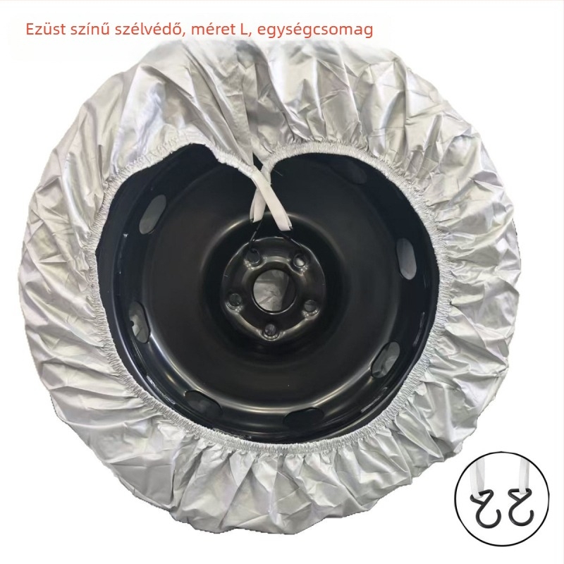 Autógumi védőhuzat lakókocsikhoz/RV-hez, eső- és UV-álló, univerzális pótkerek védőhuzat, Modell BY-1518, Anyag: 190T poliészter tafta