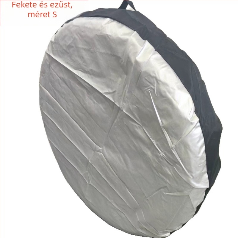 Autógumi védőhuzat lakókocsikhoz/RV-hez, eső- és UV-álló, univerzális pótkerek védőhuzat, Modell BY-1518, Anyag: 190T poliészter tafta