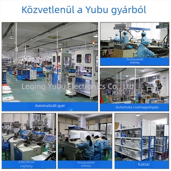 Yufu Electronics 6,35 mm Mikrofoncsatlakozó PJ-617, függőleges fémburkolat, 3-pin plug-in, 2-csatornás audió mikrofoncsatlakozó, feszültség 50-440 V