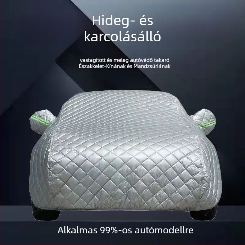 Jégeső-álló autóvédő takaró, extravastag, minden évszakra, hideg- és melegálló, eső- és napálló (Súly: 5 kg; Anyag: Egyéb; Eredet: Xingtai, Hebei; Testreszabás: Támogatott)