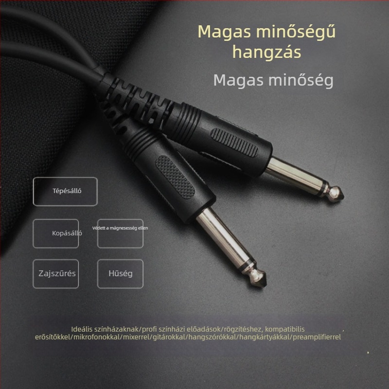 QS6761/QS384 mikrofonkábel hangmixerhez, márka Choseal/Akihabara, PVC burkolat, ROHS tanúsítvány