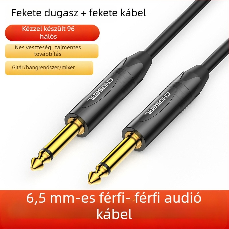 QS6761/QS384 mikrofonkábel hangmixerhez, márka Choseal/Akihabara, PVC burkolat, ROHS tanúsítvány
