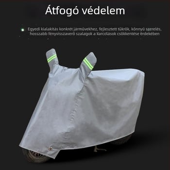 Elektromos jármű fedél – napvédő és esővédő, alumínium fólia, márka Excellent, testreszabható, általános kompatibilitás