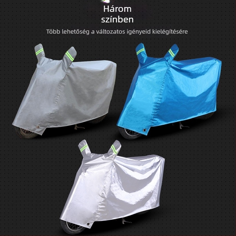 Elektromos jármű fedél – napvédő és esővédő, alumínium fólia, márka Excellent, testreszabható, általános kompatibilitás