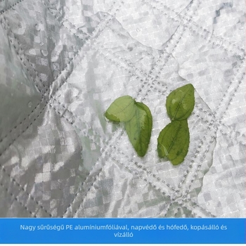 Kamion első szélvédőjének hóvédő takarója, alumíniumfólia, univerzális, beépített telepítés, 300 g, vastagodott stílus