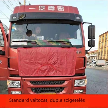 Téli pamuttal bélelt szélvédővédő nagy tehergépkocsikhoz