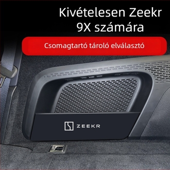 Zeekr 9X csomagtartó osztó panel, összecsukható textile panel a tároláshoz, testreszabható és logónyomás elérhető