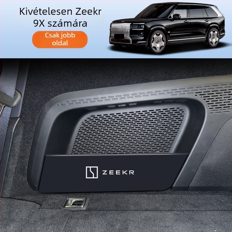Zeekr 9X csomagtartó osztó panel, összecsukható textile panel a tároláshoz, testreszabható és logónyomás elérhető